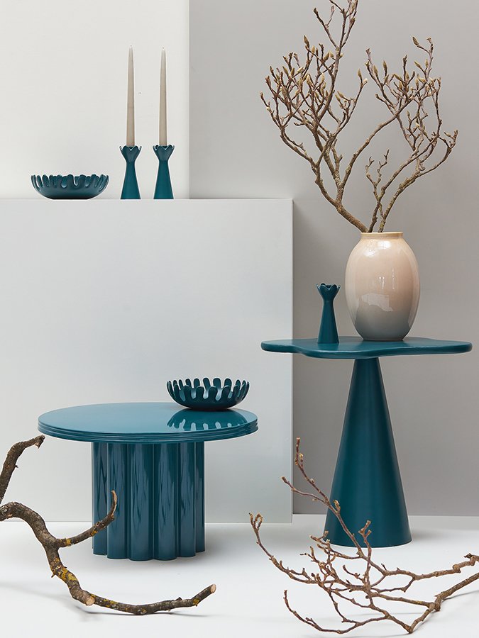 Блюдо laminaria, D22 см, глубоководный