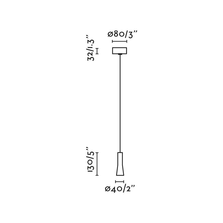 Подвесной светильник NINA золотой LED 4W 2700K