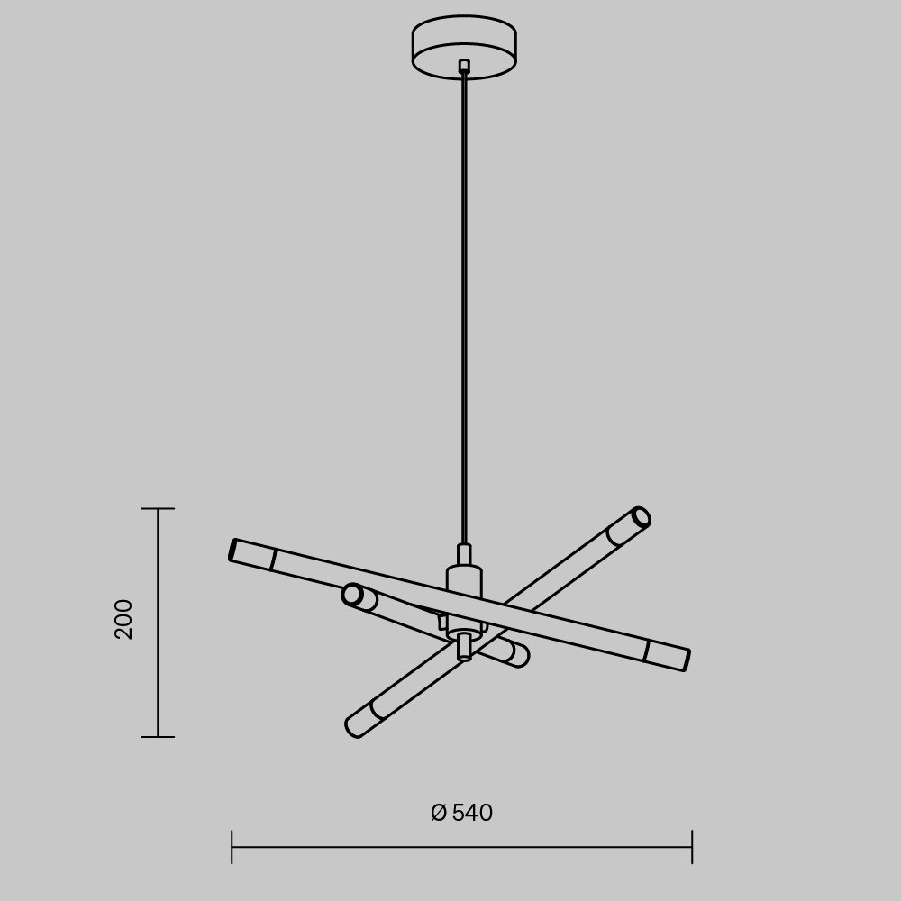 Подвесной светильник Wands FR6130PL-L18B