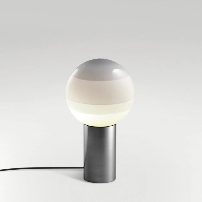 Настольный светильник Dipping Light M белый-графитовый