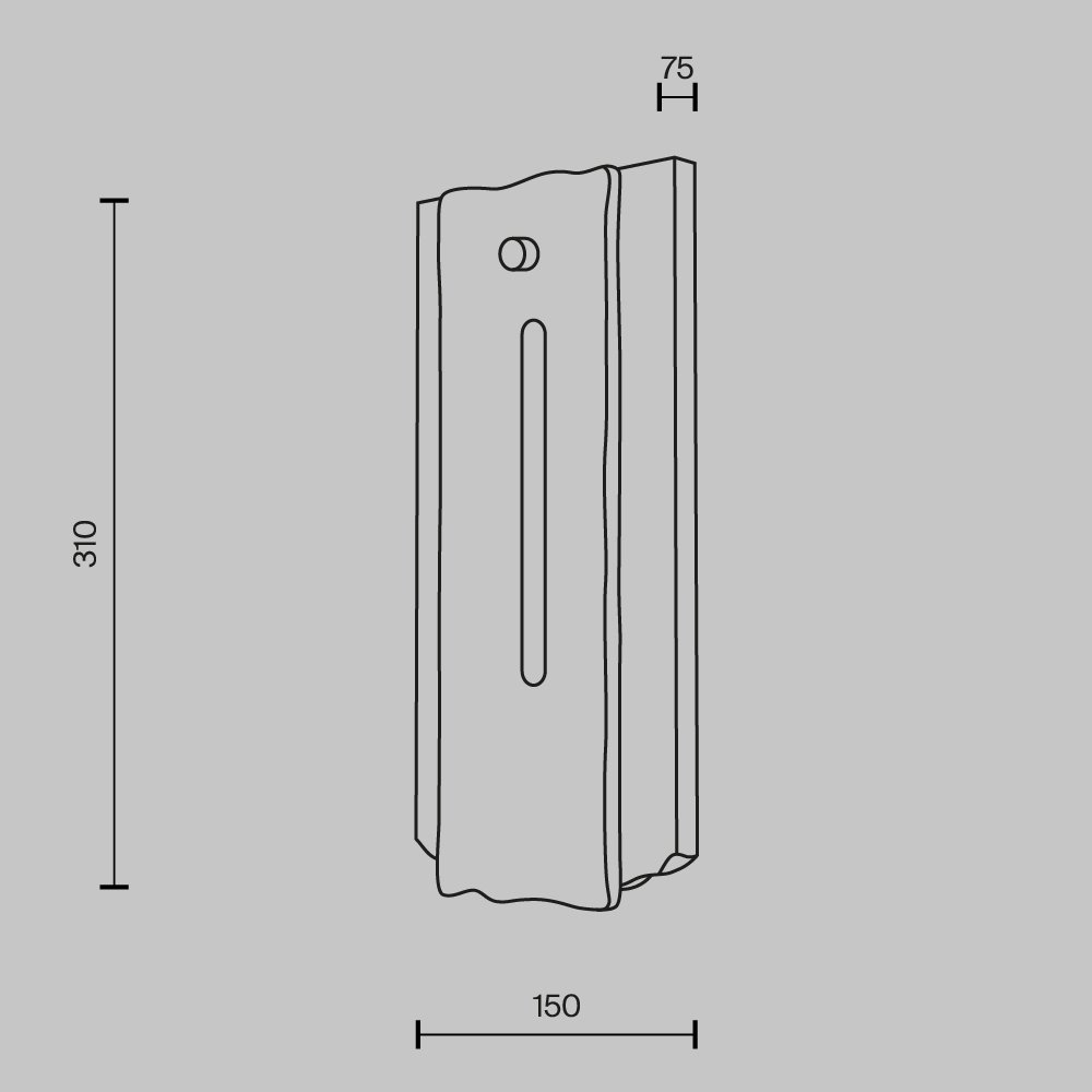 Настенный светильник (бра) Ventana MOD523WL-L15BG3K