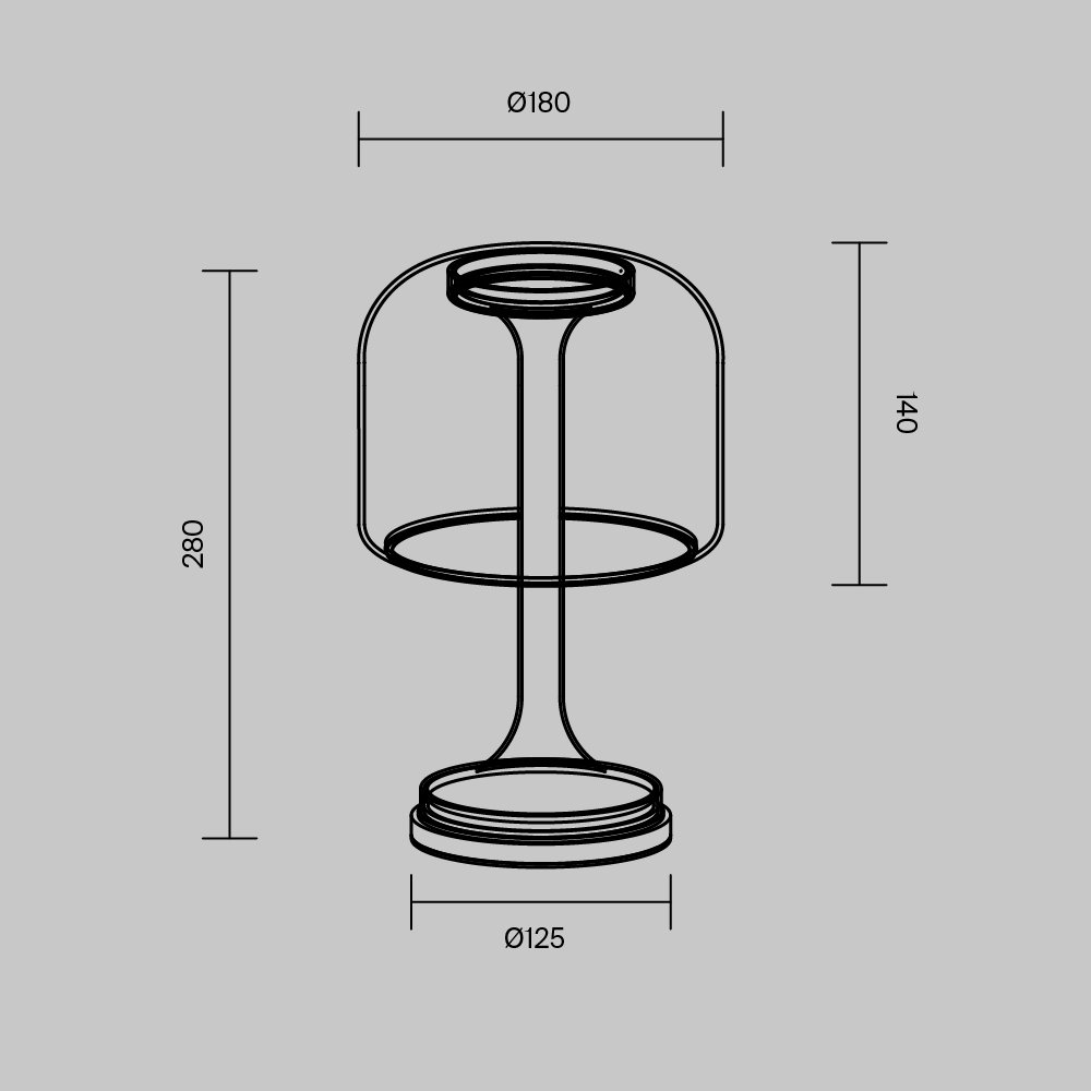 Настольный светильник Spirito MOD286TL-L8W3K