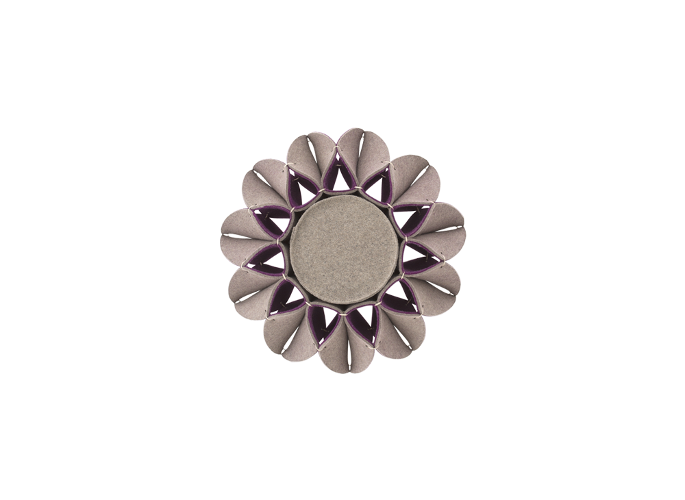 Пуф высокий Ruff Pouf Purple Ø70