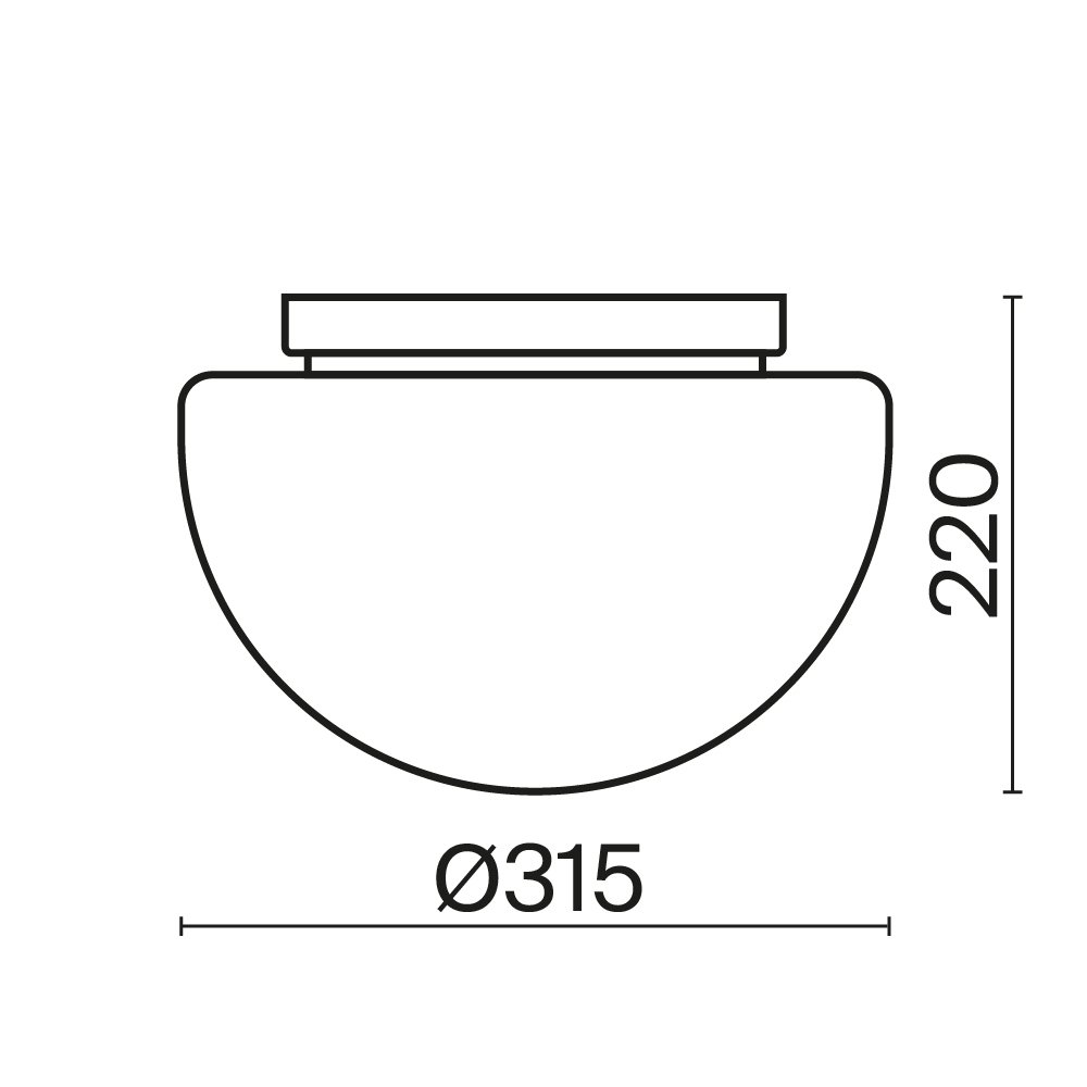 Потолочный светильник Glassy MOD270CL-01G