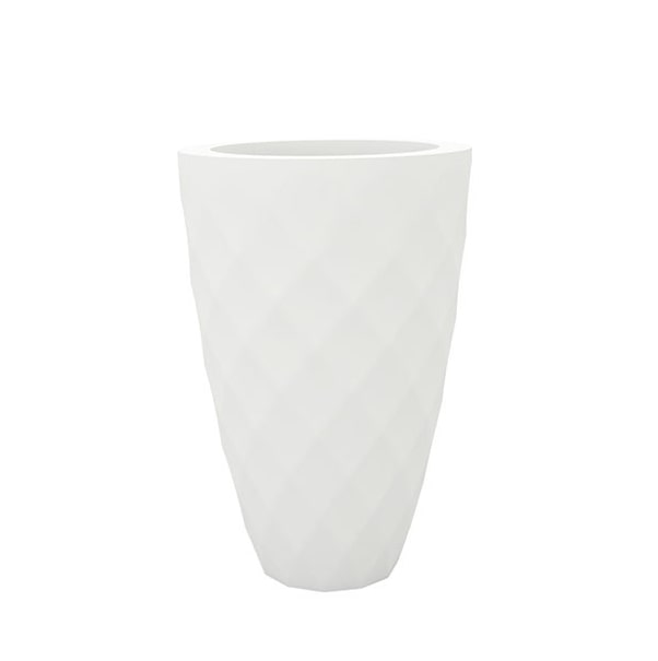 Кашпо Vases Nano матовое белое Ø14x28