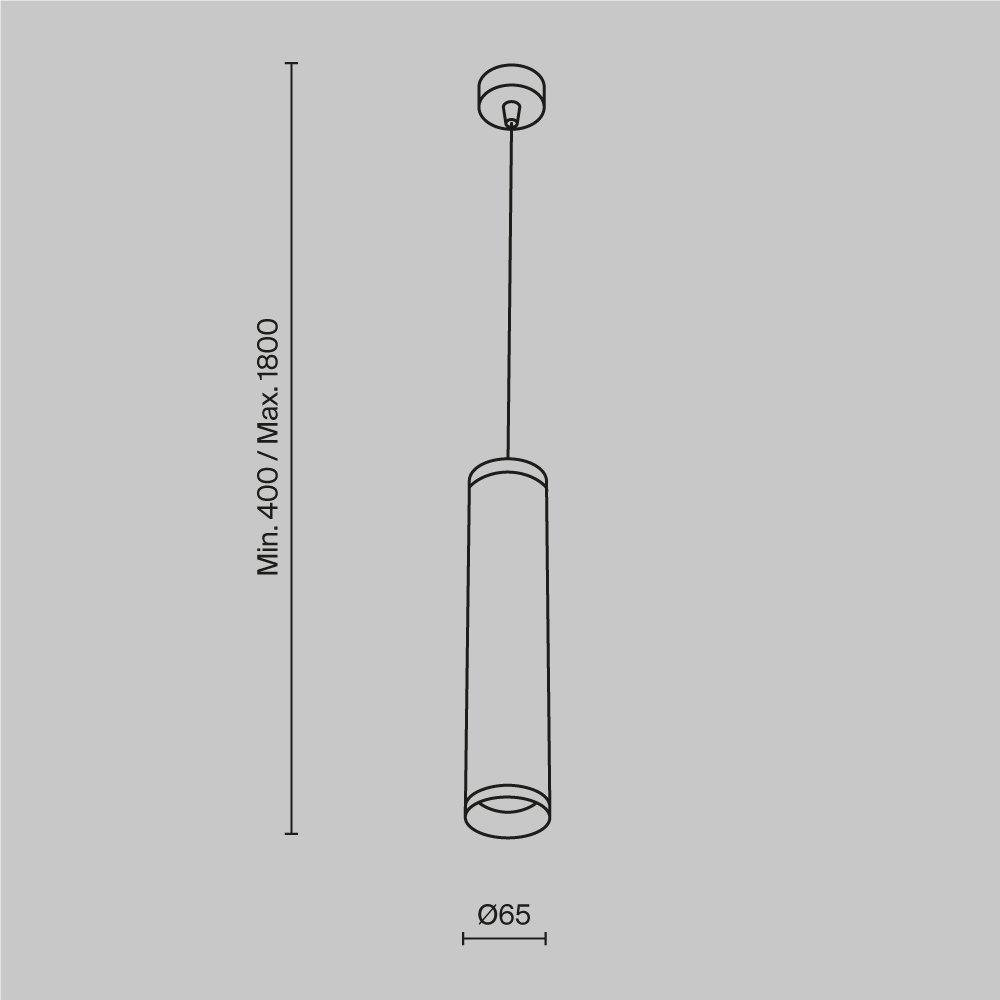 Подвесной светильник Focus Design P038PL-01W