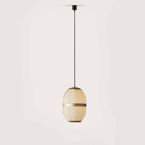 Подвесной светильник Pull C1249 Matt black/Aged gold