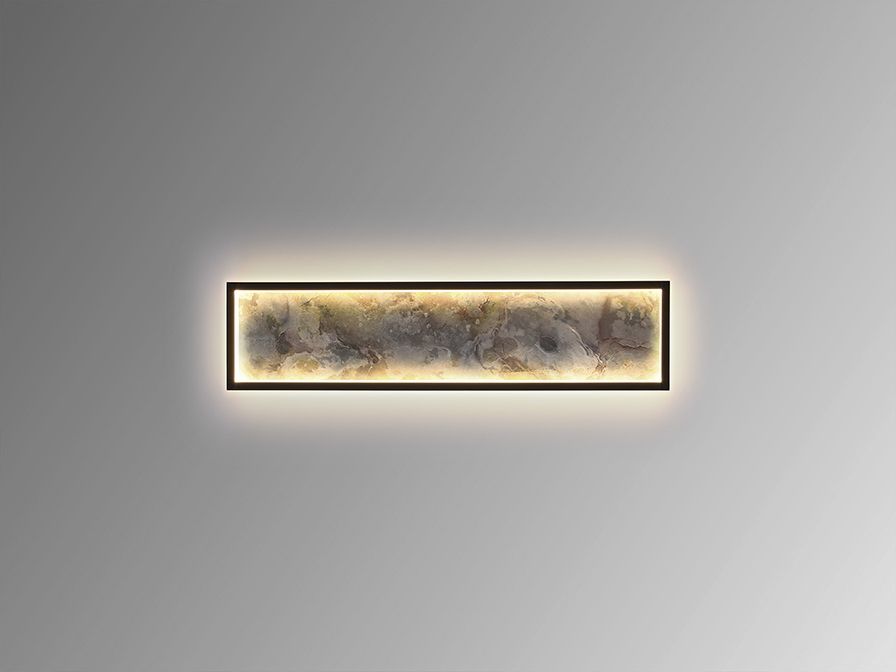 Настенный светильник Stone CCT- черный LED L60