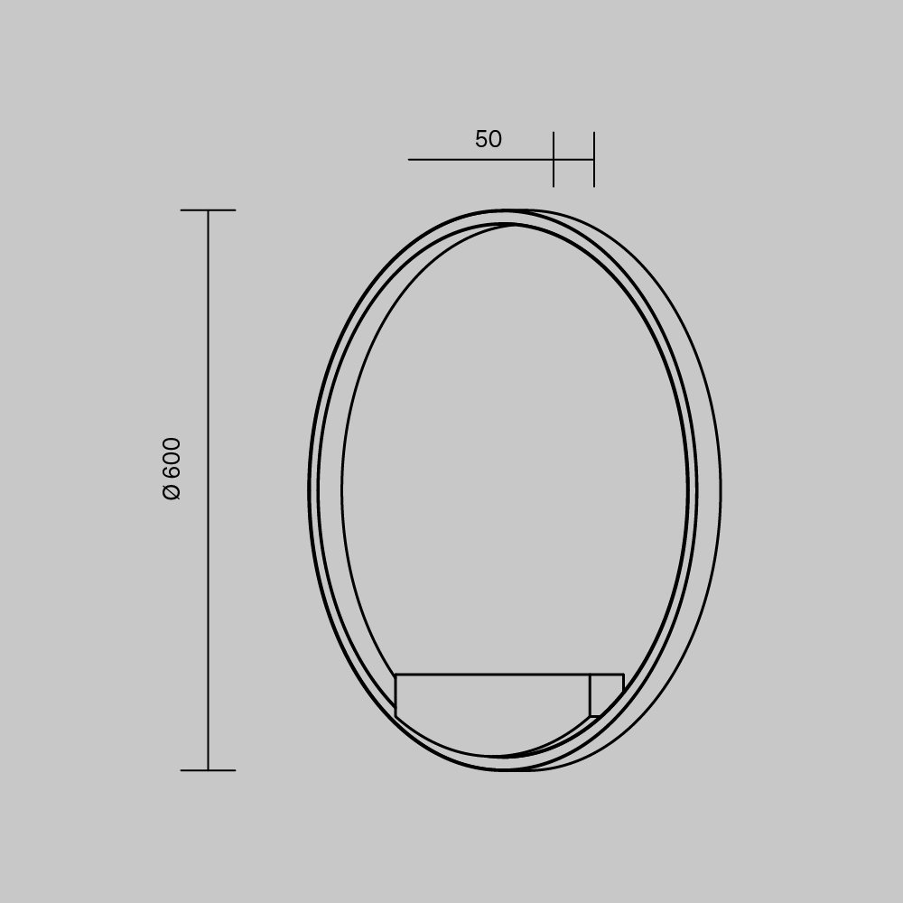 Настенный светильник (бра) Rim MOD058WL-L35BK