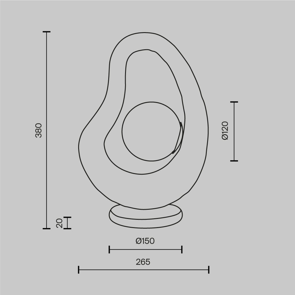 Настольный светильник Opus MOD380TL-01W