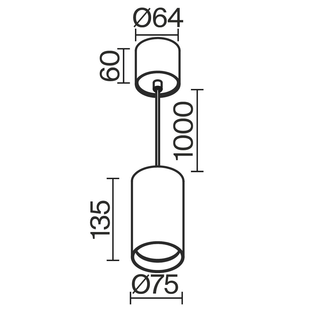 Подвесной светильник Vol P100PL-20W3K-W