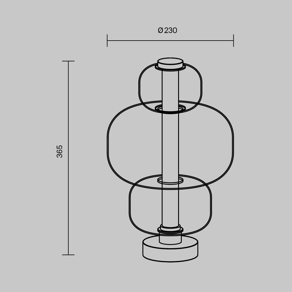 Настольный светильник Atmos MOD364TL-L15B3K