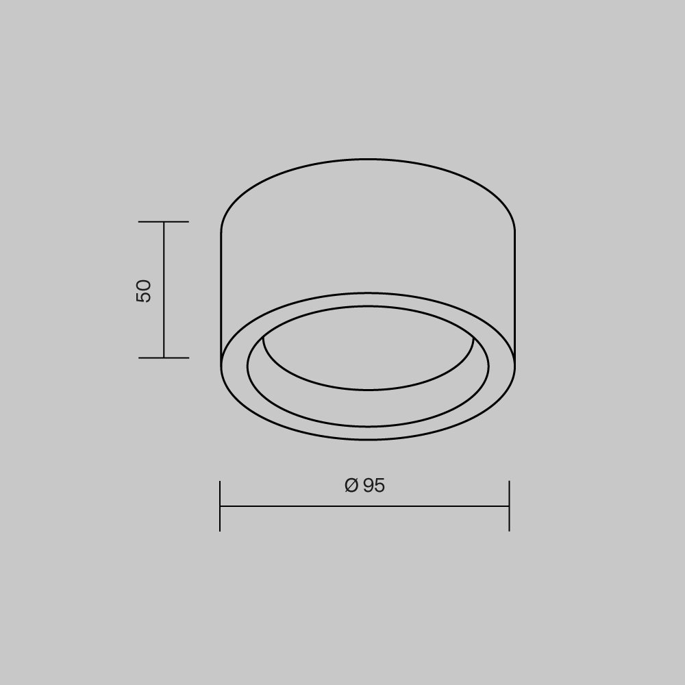 Потолочный светильник Basic Texture MOD461CL-01GR