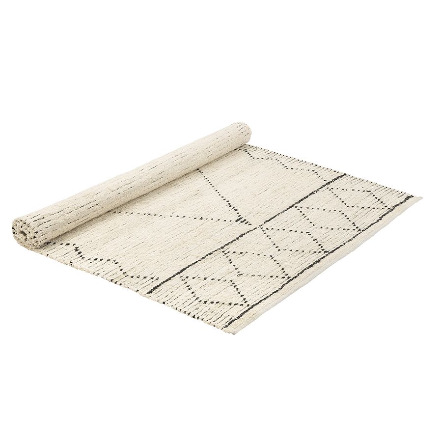 Ковер из переработанного хлопка dispur из коллекции ethnic, 160х230см