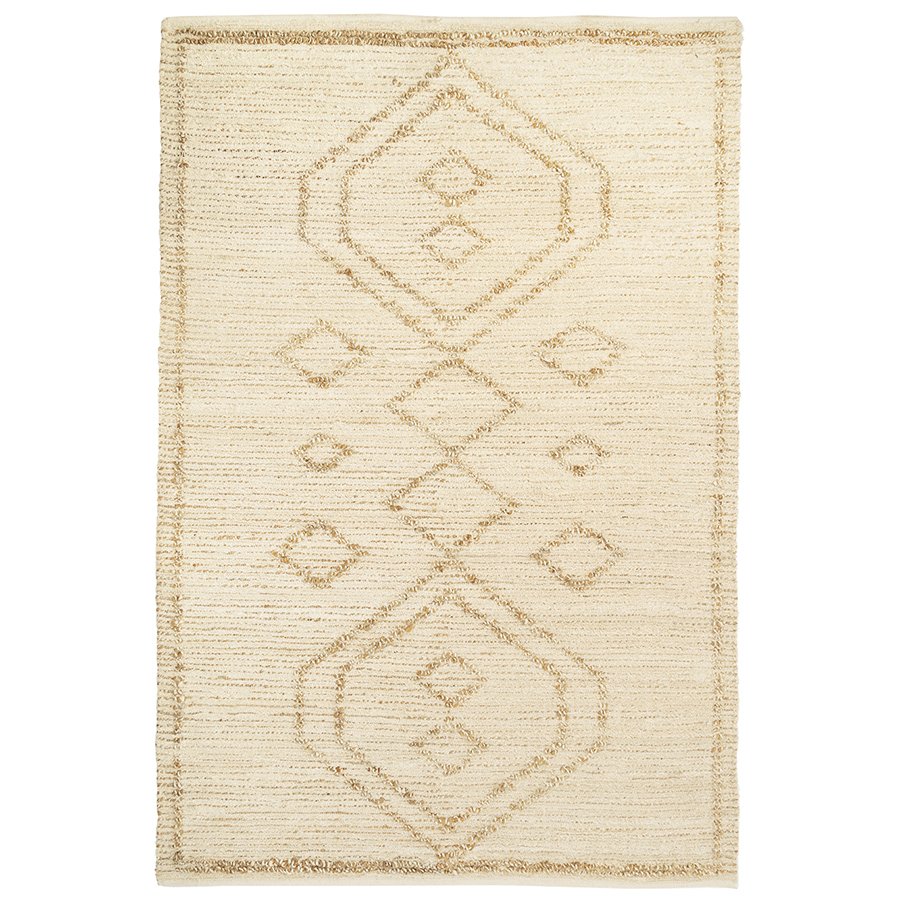 Ковер из джута и переработанного хлопка kolkata из коллекции ethnic, 160х230см