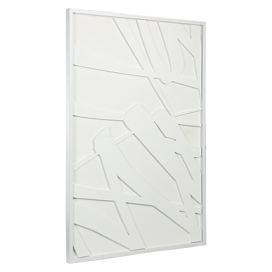 Панно декоративное с эффектом 3d minimalism, с белой рамой, 70х100 см