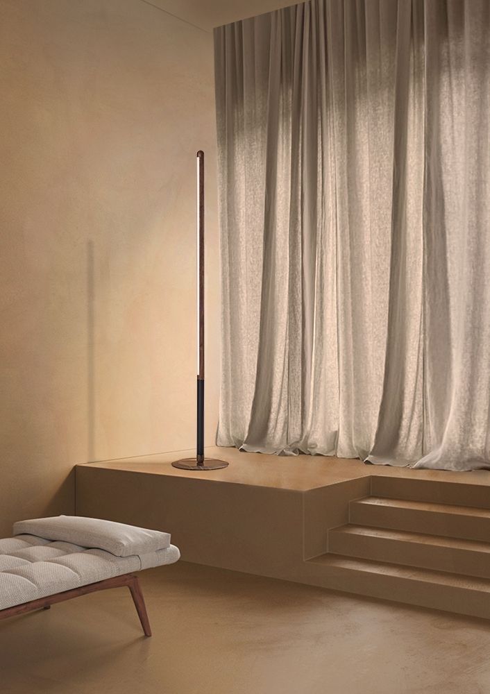 Торшер Linea Uno Walnut-Black