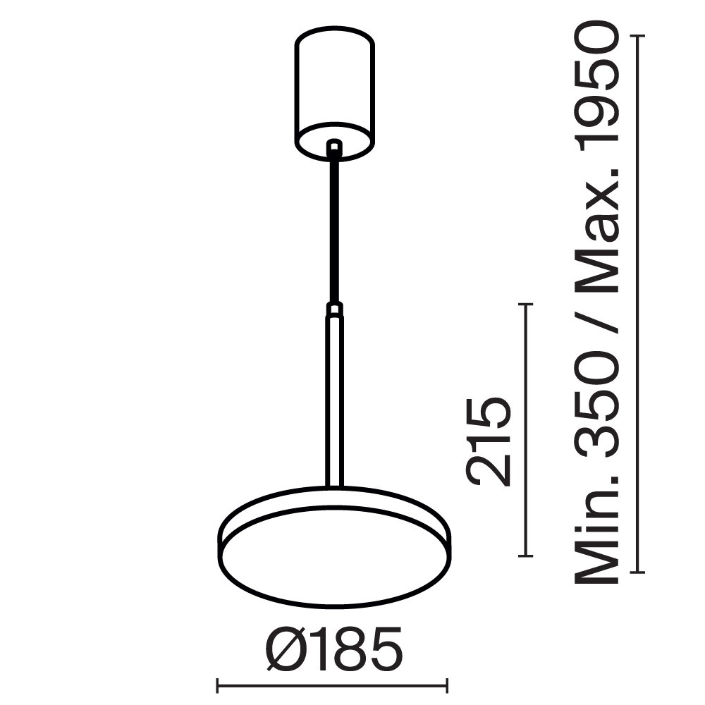 Подвесной светильник Plato P076PL-L12W3K-W