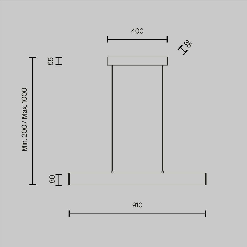 Подвесной светильник Step P010PL-L23W