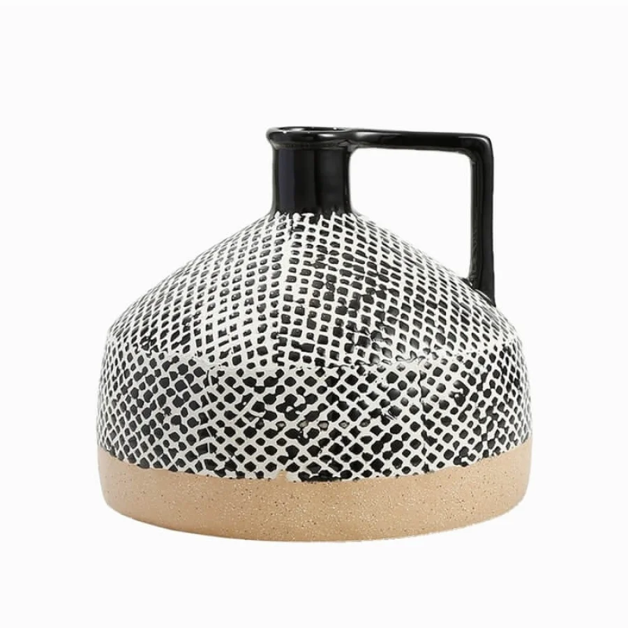 Ваза Rhombic Print высота 19