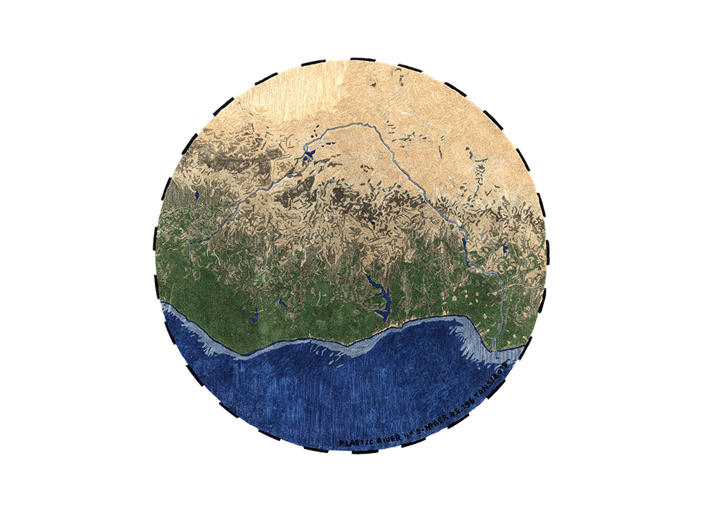 Ковер Plastic rivers Niger
