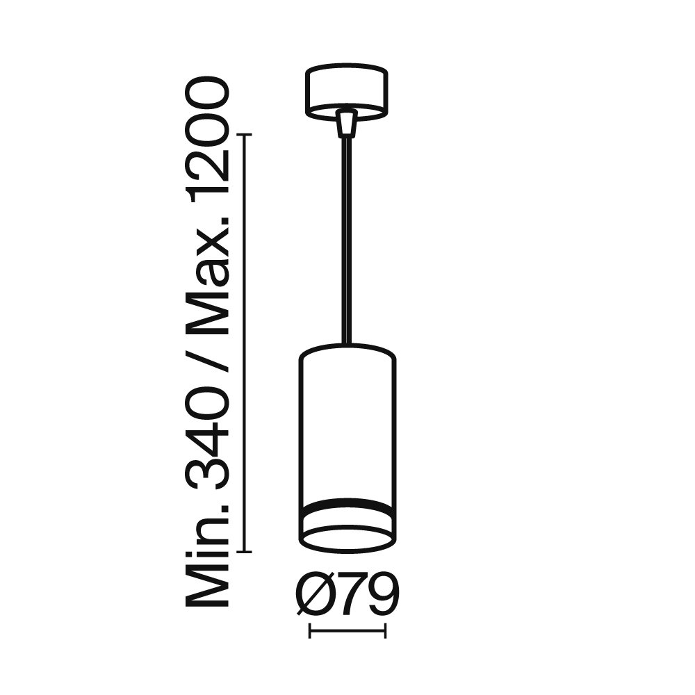 Подвесной светильник Orlo P085PL-12W4K-W