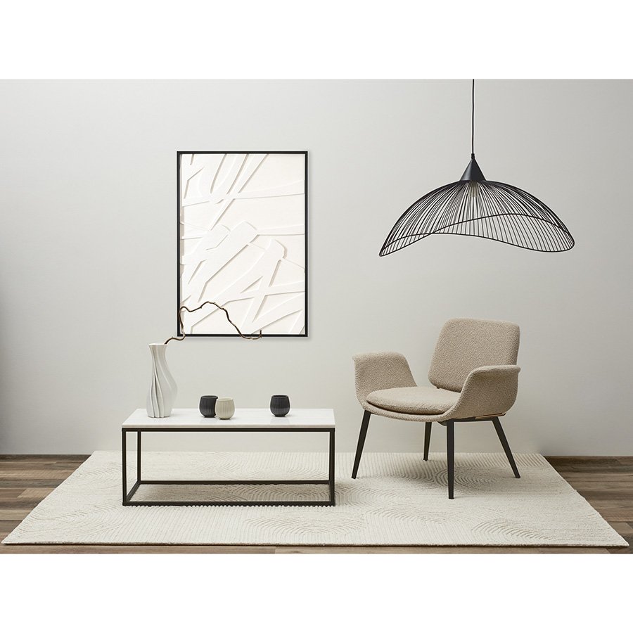Панно декоративное с эффектом 3d minimalism, с черной рамой, 70х100 см