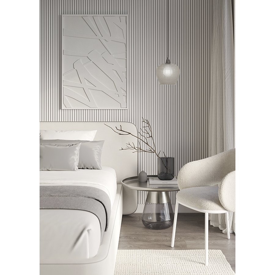 Панно декоративное с эффектом 3d minimalism, с белой рамой, 70х100 см