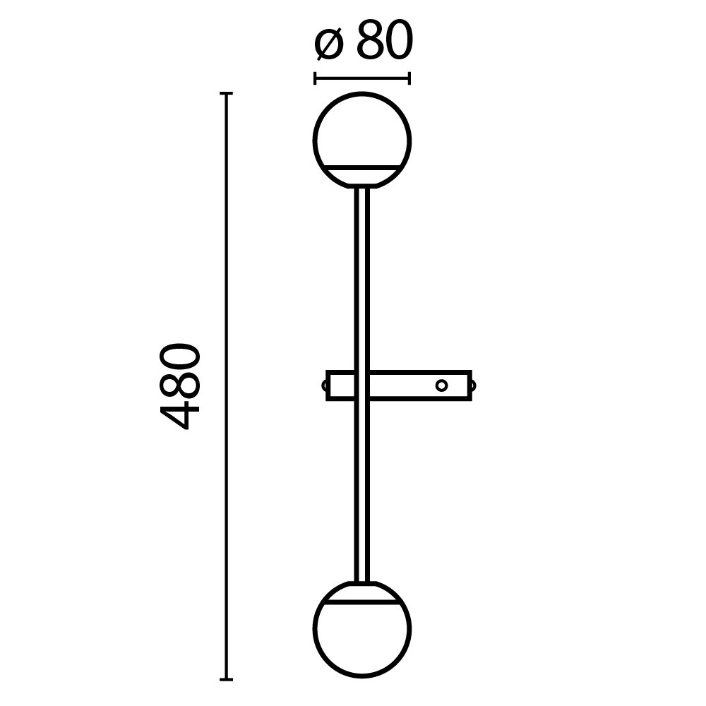 Настенный светильник (бра) Touch MOD285WL-L10BS3K