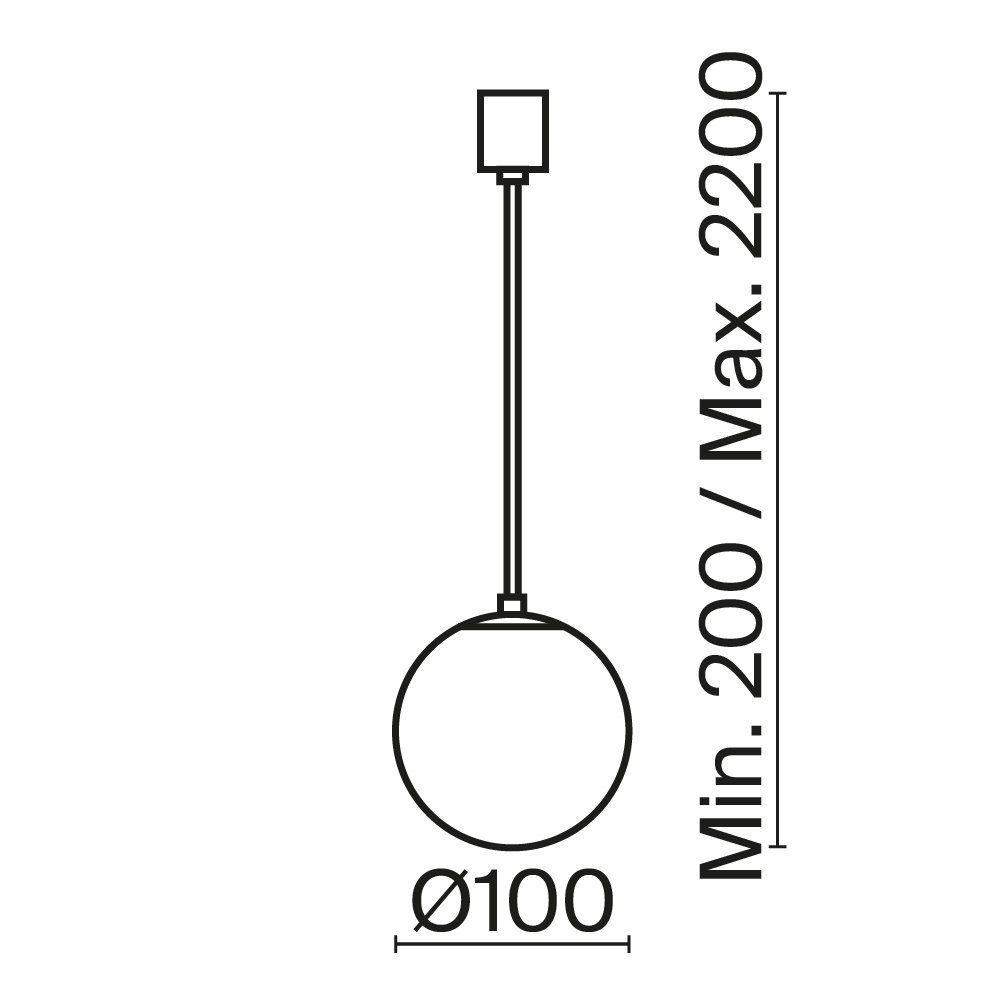 Подвесной светильник Luna P039PL-5W3K-10-B