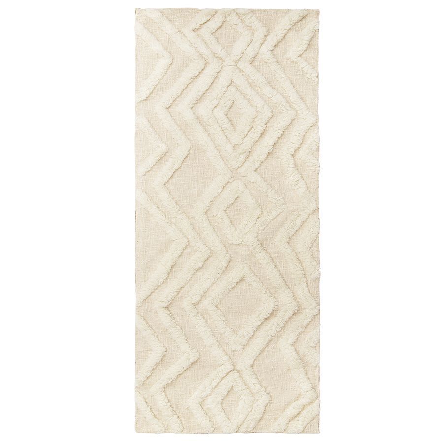 Ковер из новозеландской шерсти и хлопка imphal из коллекции ethnic, 70x160см
