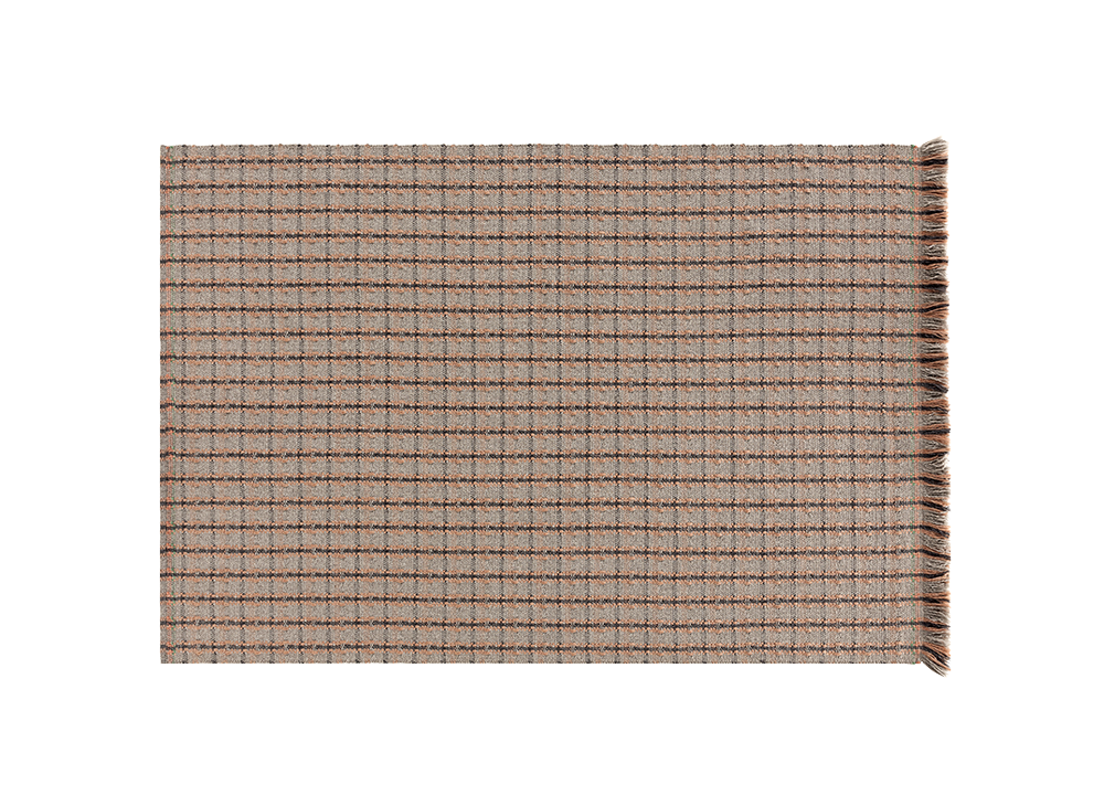 Ковер GL Checks terracotta 200x300 см