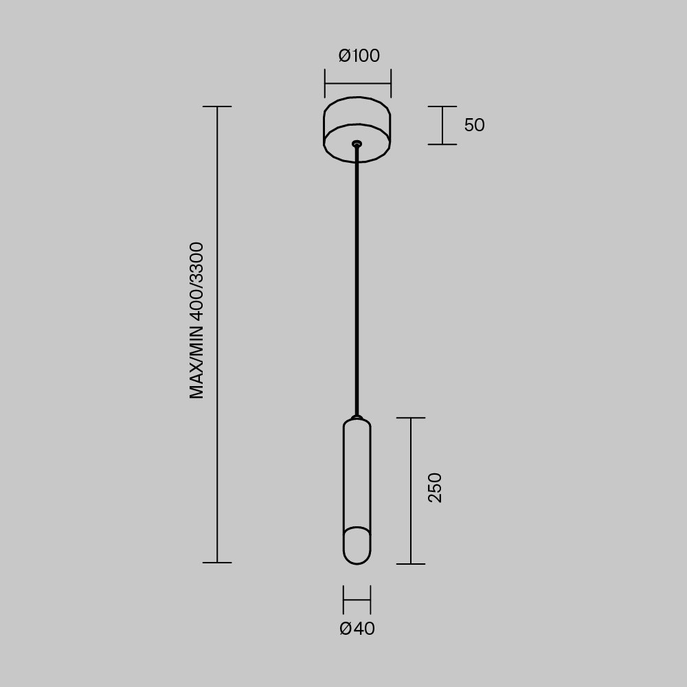 Подвесной светильник Bell MOD534PL-L4B3K