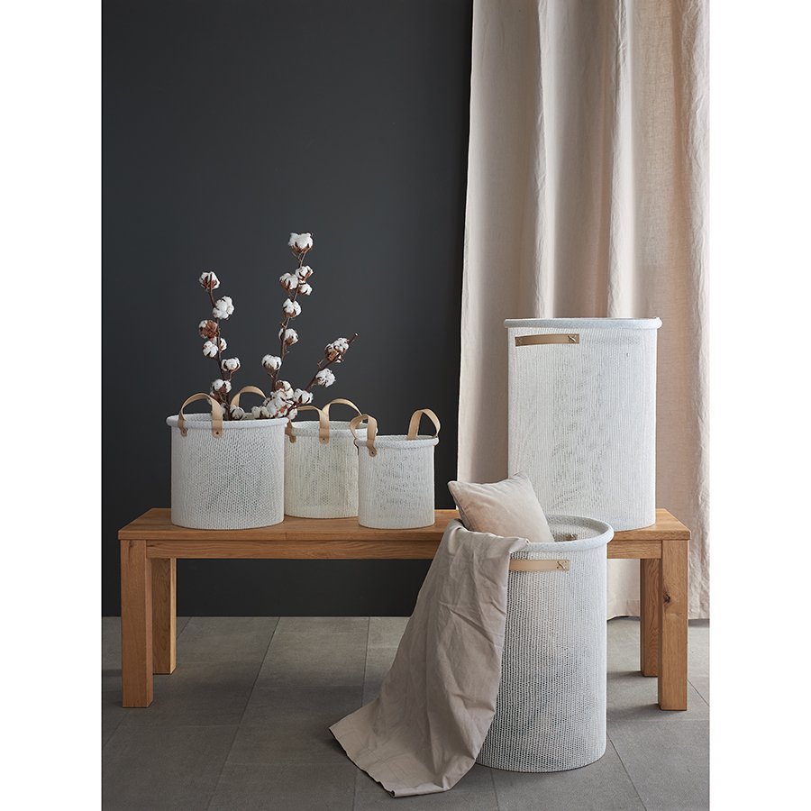 Корзина для хранения sustainable collection, D37х52 см, молочная